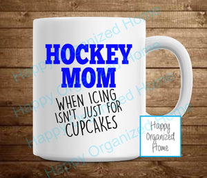 Hockey Mom, when icing is not just for cupcakes