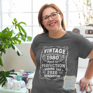 Vintage 1980 aged to perfection - ladies and Men's t-shirt Unisex