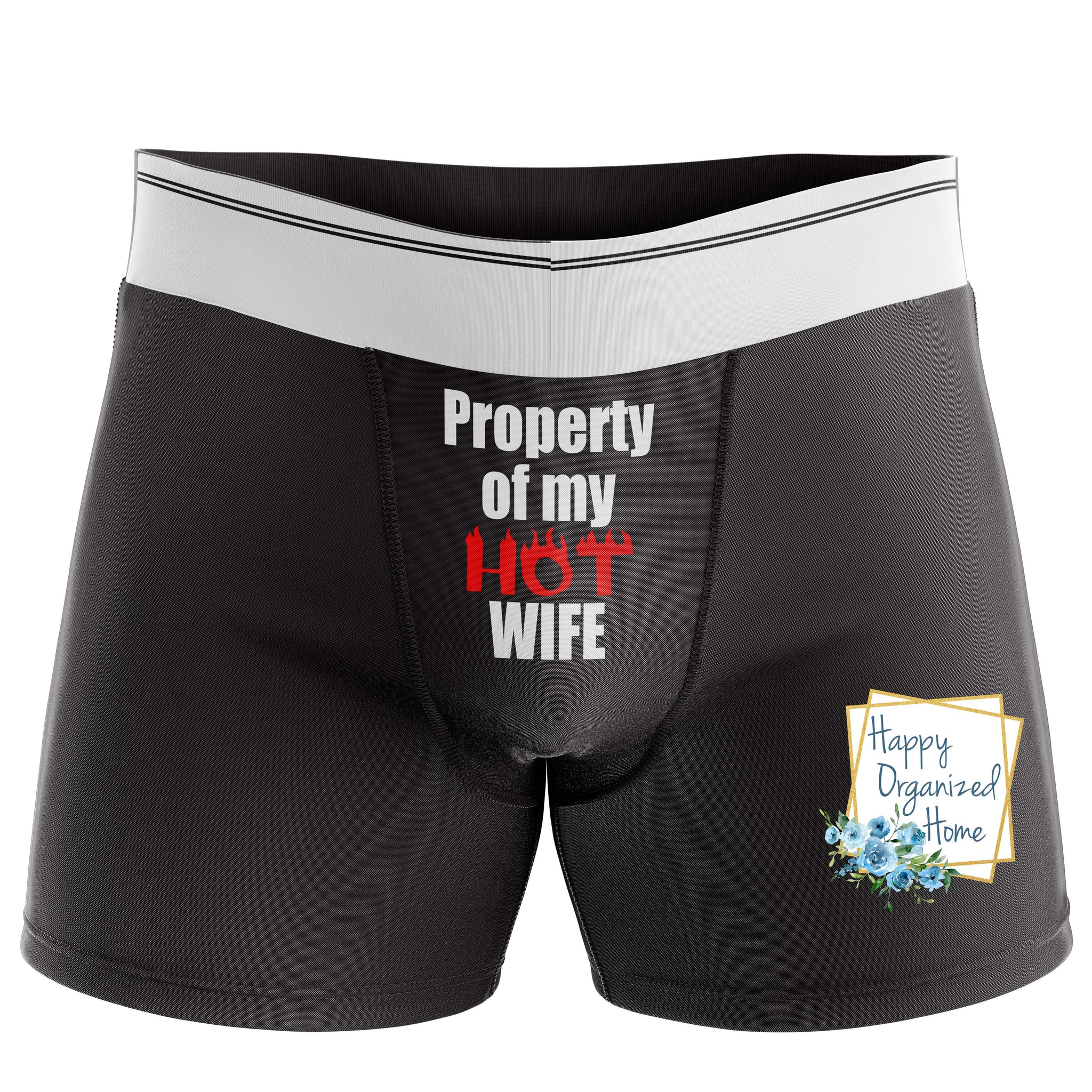 Property of my HOT wife - Men's Naughty Boxer Briefs – Happy