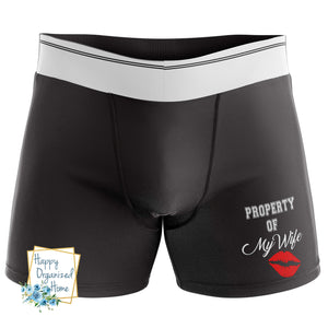 Property of my wife - Men's Naughty Boxer Briefs