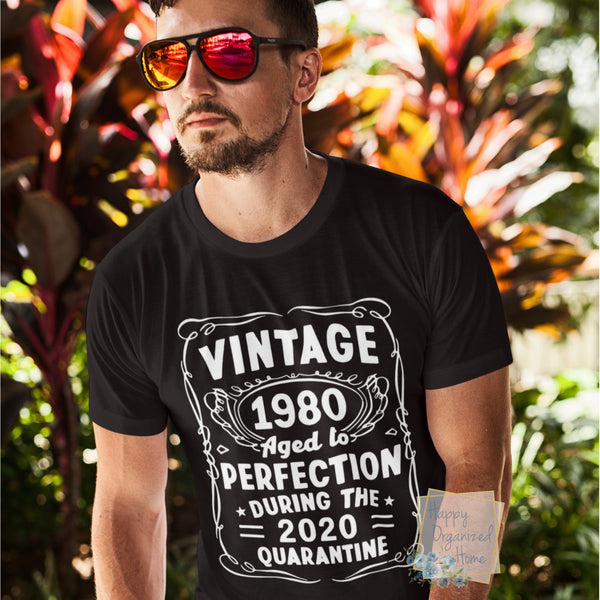 Vintage 1980 aged to perfection - ladies and Men's t-shirt Unisex