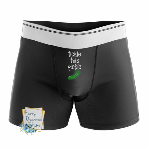 Tickle this pickle -  Men's Naughty Boxer Briefs